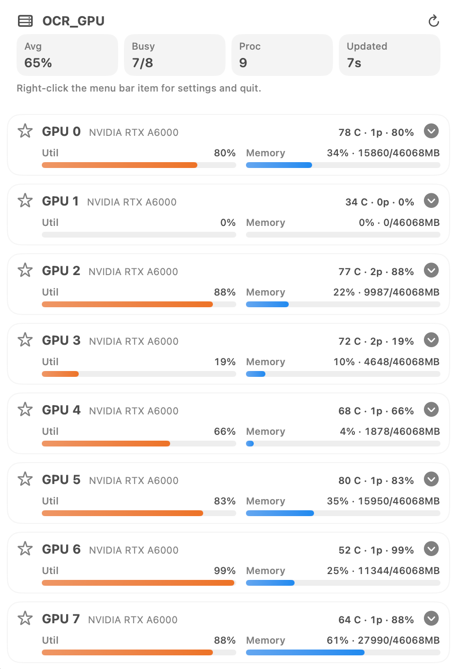 NVBeacon light mode popover UI